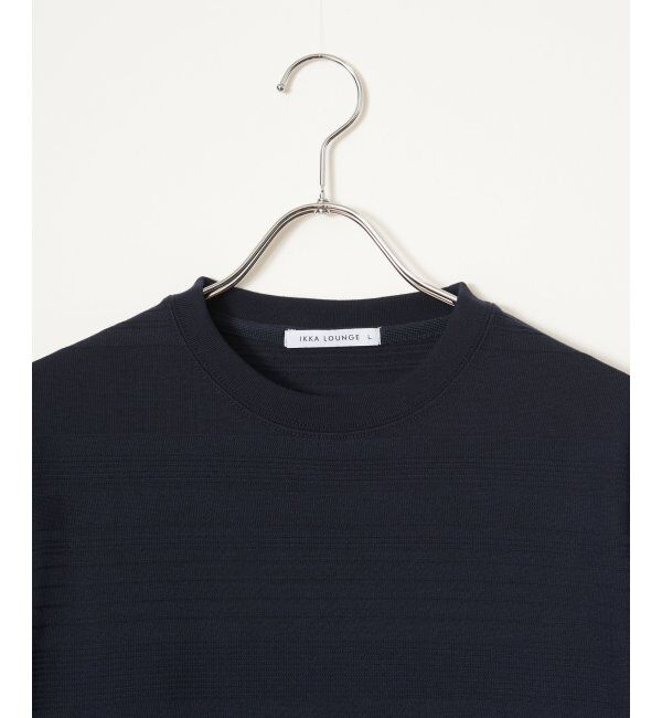 IKKA LOUNGE「ランダムリップルボーダーロンT」|Tシャツ・カットソー|