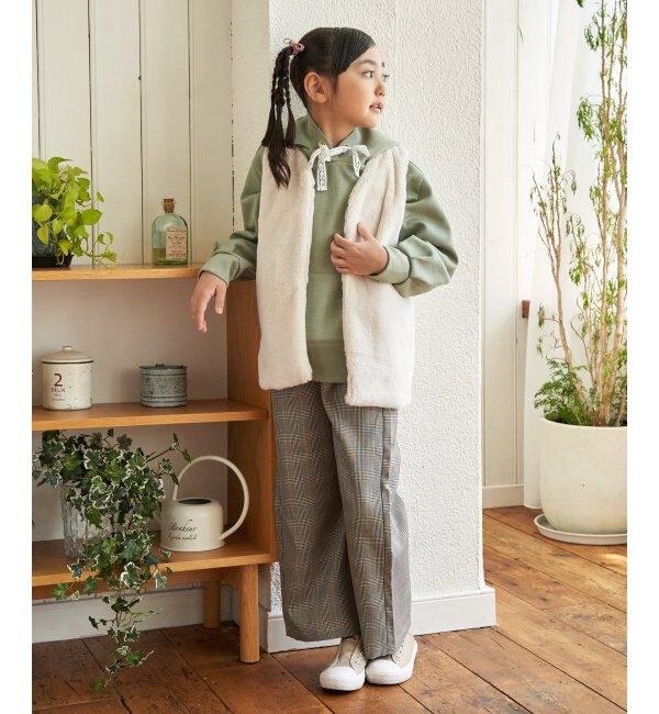 ikka kids「フェイクファーベスト（120~160cm）」|その他|