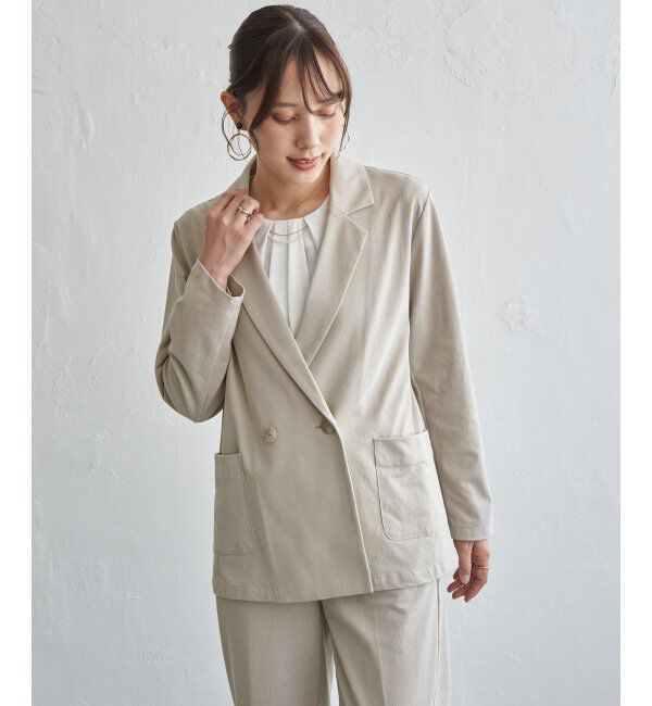 IKKA LOUNGE「【セットアップ対応】GOKU楽ワーク ダブルブレストジャケット」|その他|