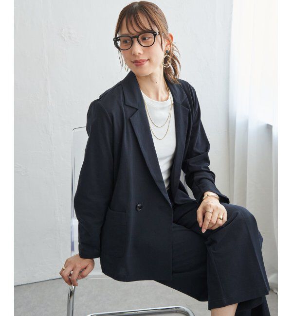 IKKA LOUNGE「【セットアップ対応】GOKU楽ワーク ダブルブレストジャケット」|その他|