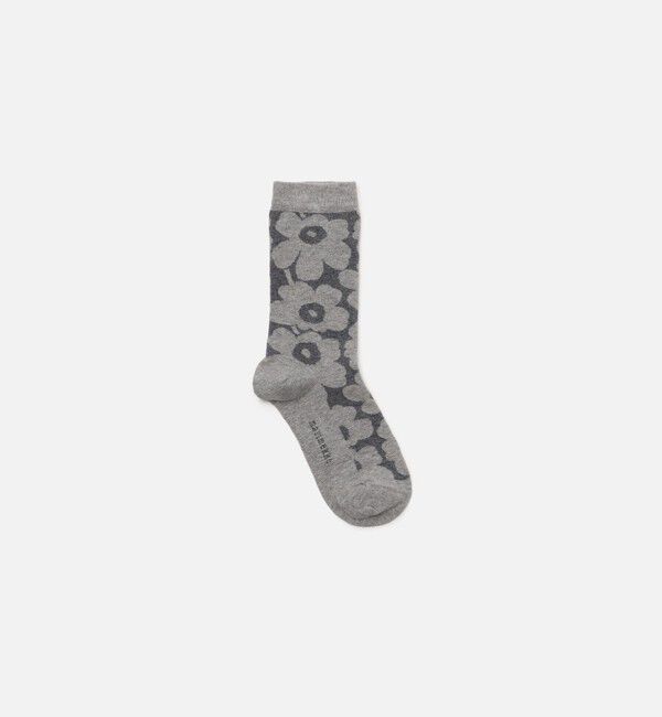 Marimekko「Linjaus Unikko Melange ソックス」|ソックス|