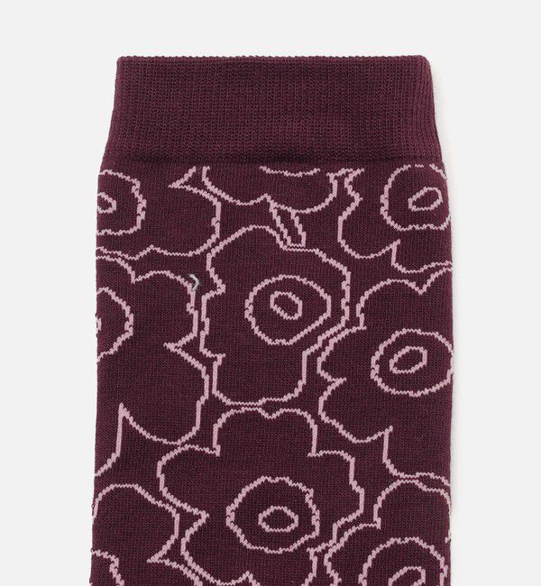 Marimekko「Linjaus Piirto Unikko ソックス」|ソックス|