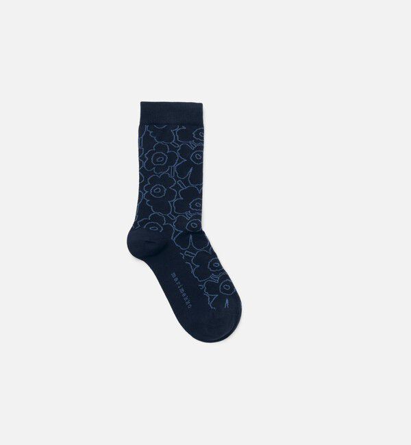 Marimekko「Linjaus Piirto Unikko ソックス」|ソックス|