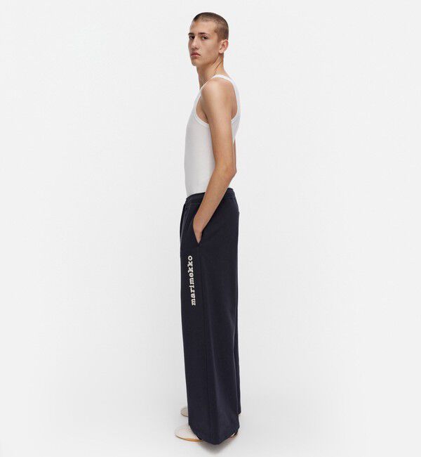 Marimekko「Puuska Logo Placement スウェットパンツ」|チノ|