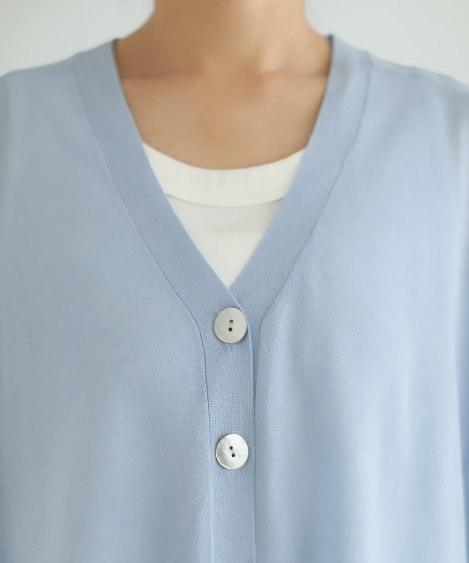 STYLE DELI「【LUXE】２ボタンゆったり７分袖カーディガンB」|カーディガン|