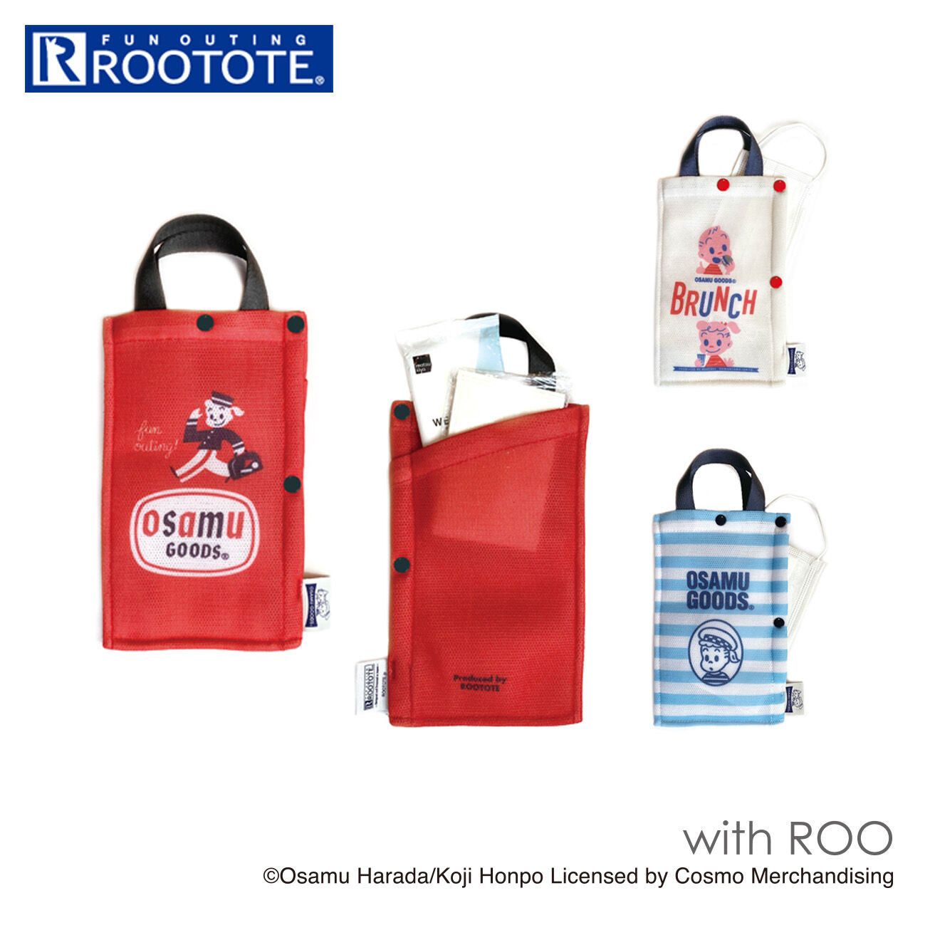 ROOTOTE「オサムグッズ バッグ 通販 OSAMU GOODS ルートート ROOTOTE マスクケース」|その他|