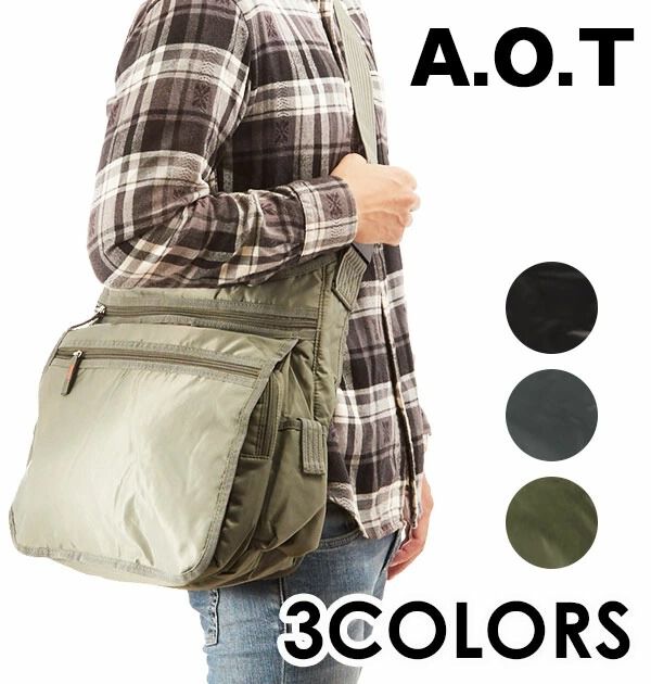 BACKYARD FAMILY「ショルダーバッグ A.O.T 通販/正規品 おすすめ バック 定番 バッグ ななめ掛け 斜め掛け」|ショルダー・メッセンジャー|