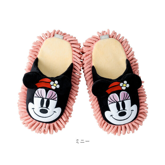 BACKYARD FAMILY「モップスリッパ 洗える 通販 ディズニー グッズ お掃除スリッパ disney おそうじスリッパ」|ルームシューズ|