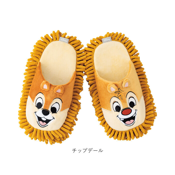 BACKYARD FAMILY「モップスリッパ 洗える 通販 ディズニー グッズ お掃除スリッパ disney おそうじスリッパ」|ルームシューズ|
