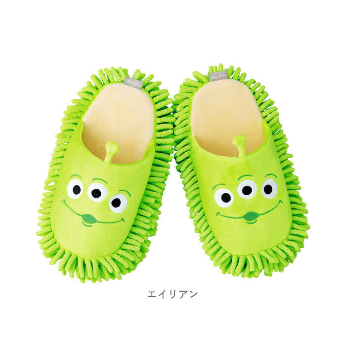 BACKYARD FAMILY「モップスリッパ 洗える 通販 ディズニー グッズ お掃除スリッパ disney おそうじスリッパ」|ルームシューズ|