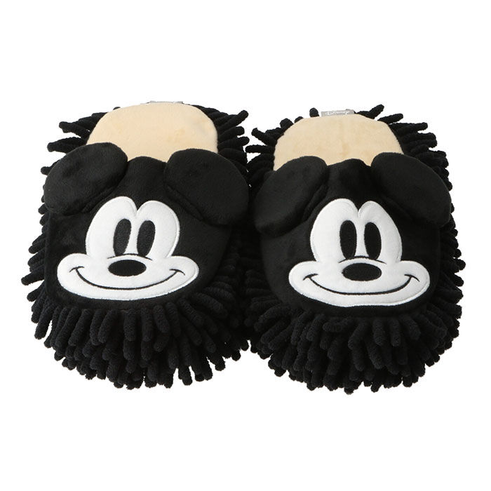 BACKYARD FAMILY「モップスリッパ 洗える 通販 ディズニー グッズ お掃除スリッパ disney おそうじスリッパ」|ルームシューズ|