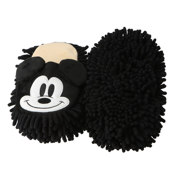BACKYARD FAMILY「モップスリッパ 洗える 通販 ディズニー グッズ お掃除スリッパ disney おそうじスリッパ」|ルームシューズ|