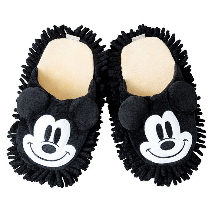 BACKYARD FAMILY「モップスリッパ 洗える 通販 ディズニー グッズ お掃除スリッパ disney おそうじスリッパ」|ルームシューズ|