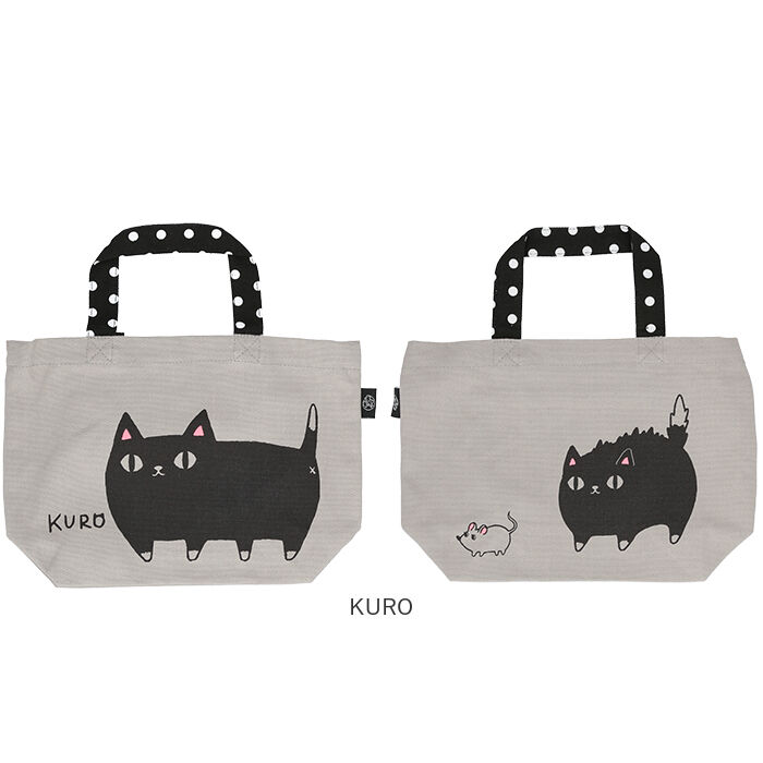 BACKYARD FAMILY「ミニトートバッグ キャンバス 通販 猫 猫3兄弟 小さめ ミニ 小 かわいい 布 レディース」|トートバッグ|
