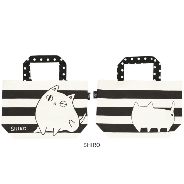 BACKYARD FAMILY「ミニトートバッグ キャンバス 通販 猫 猫3兄弟 小さめ ミニ 小 かわいい 布 レディース」|トートバッグ|