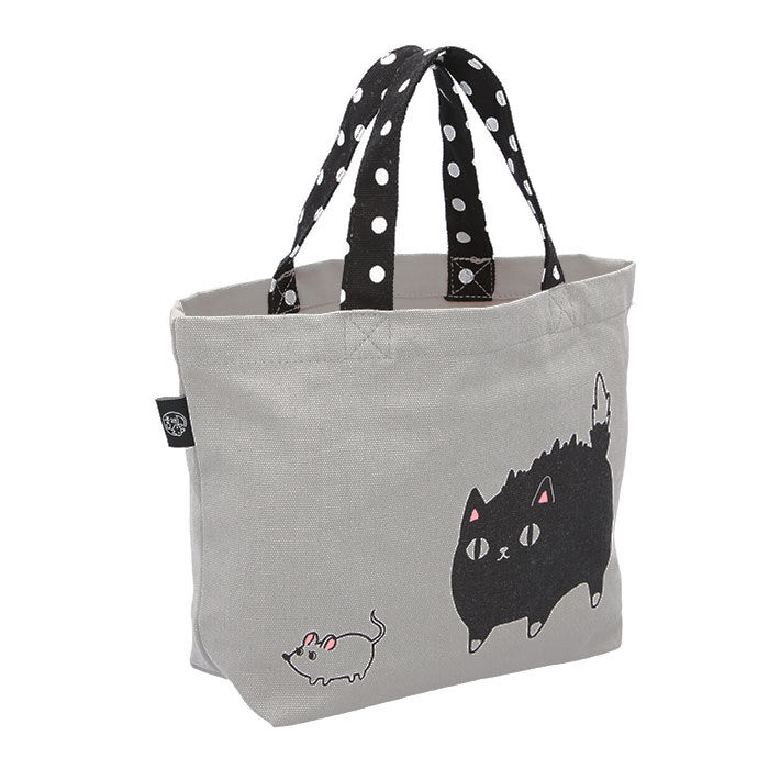BACKYARD FAMILY「ミニトートバッグ キャンバス 通販 猫 猫3兄弟 小さめ ミニ 小 かわいい 布 レディース」|トートバッグ|