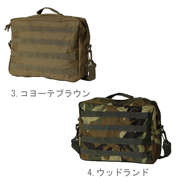 BACKYARD FAMILY「MOLLE ショルダーバッグ ボストンバッグ 旅行 定番 迷彩 ミリタリー 革 ショルダーバック」|ショルダー・メッセンジャー|