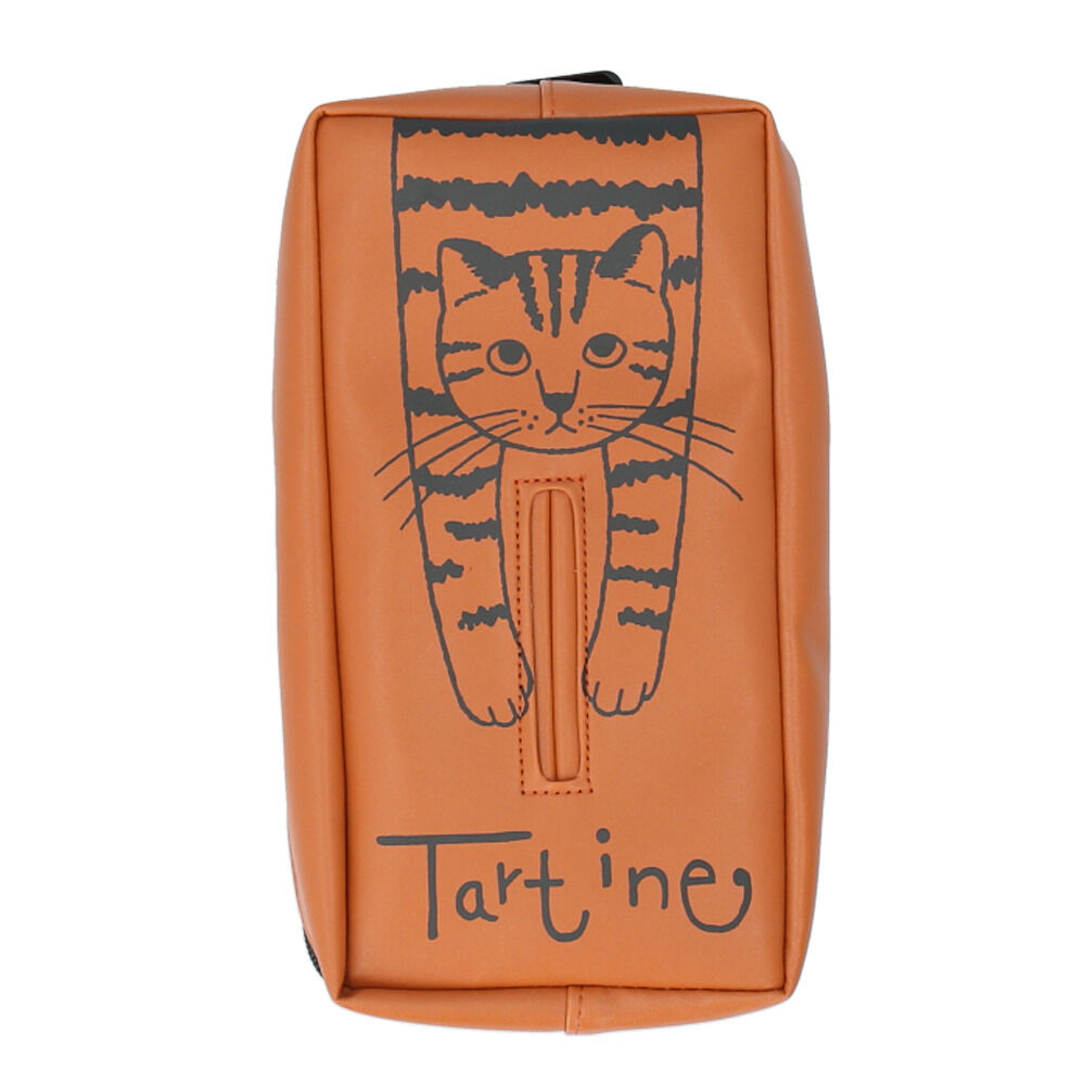 BACKYARD FAMILY「tartine タルティーヌ ティッシュケース 通販 ティッシュ ティッシュカバー ケース カバー」|その他|ブラウン1