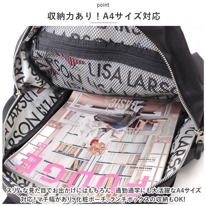 BACKYARD FAMILY「リサラーソン バッグ LISA LARSON LTPK-04 通販 リュック リュックサック」|リュック|