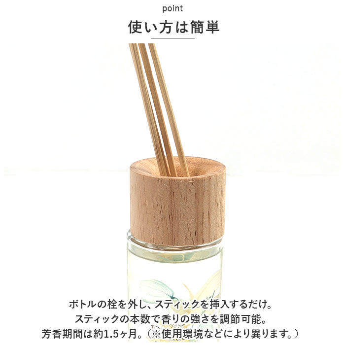 BACKYARD FAMILY「B-nature リードディフューザー 120ml 通販 スティック 芳香剤 フレグランス」|アロマ・ルームフレグランス|