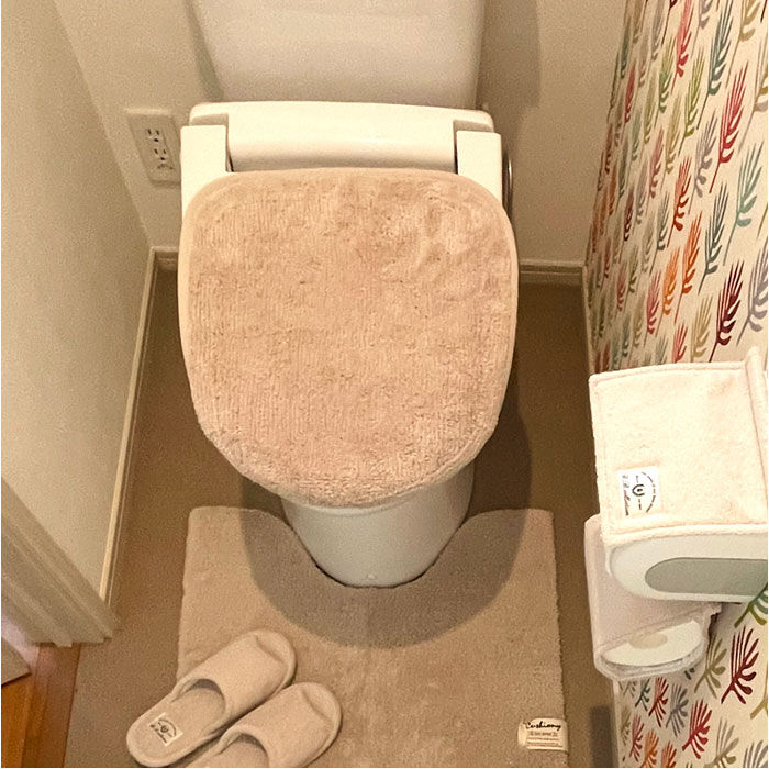 BACKYARD FAMILY「トイレマット おしゃれ 通販 40x50cm クッショニー2 洗える マット ミニ 小さめ」|トイレタリー・ランドリーグッズ|