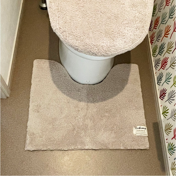 BACKYARD FAMILY「トイレマット おしゃれ 通販 40x50cm クッショニー2 洗える マット ミニ 小さめ」|トイレタリー・ランドリーグッズ|