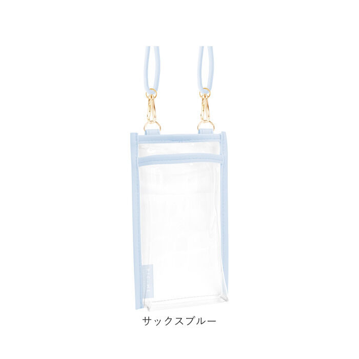 BACKYARD FAMILY「クリアバッグ ショルダー 通販 推し活 バッグ ビニールバッグ ミニ スマホショルダーバッグ」|ショルダー・メッセンジャー|