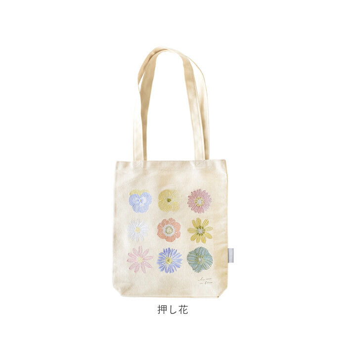 BACKYARD FAMILY「トートバッグ キャンバス 通販 ito& 刺繍 トート 小 トートバック 縦型 A4 肩掛け」|トートバッグ|