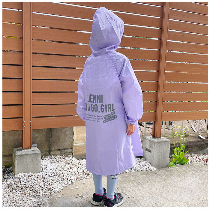 BACKYARD FAMILY「レインコート キッズ ランドセル対応 通販 レイン コート 女の子 リュック対応 子ども 子供」|レインコート|