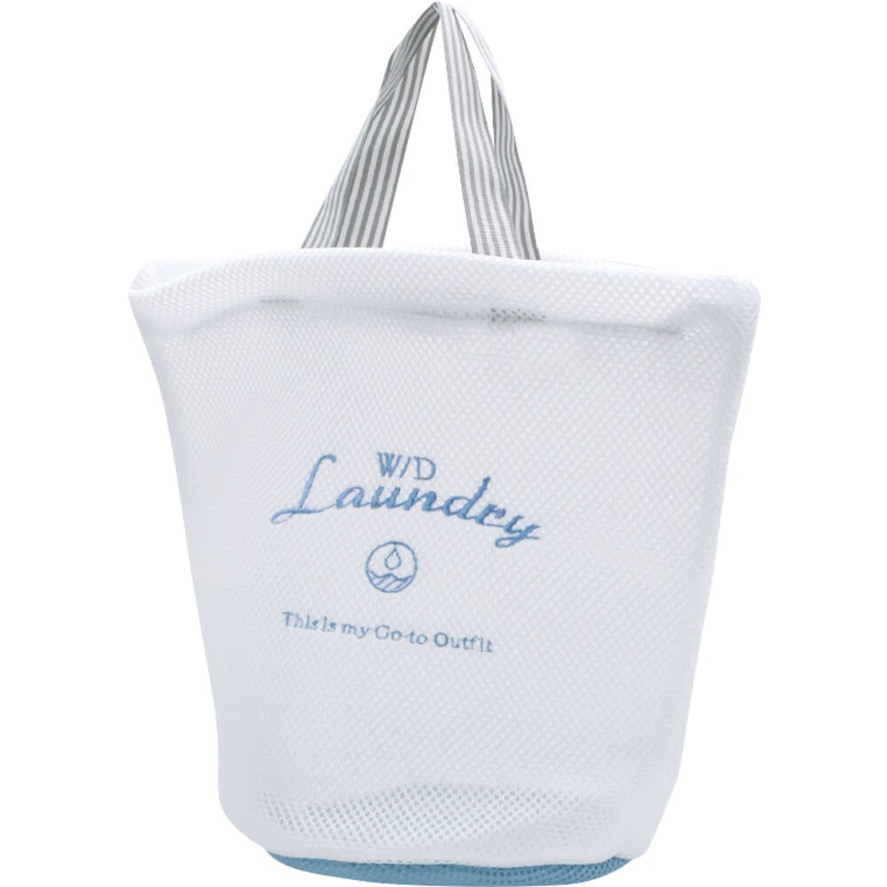 BACKYARD FAMILY「ランドリーバッグ メッシュ 小 通販 洗濯ネット ランドリーネット ランドリーバック 洗濯用ネット」|その他|ホワイト3