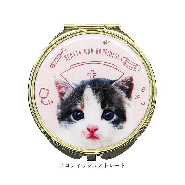 BACKYARD FAMILY「コンパクトミラー 拡大鏡 ミラー 通販 拡大鏡付き 両面 手鏡 ハンドミラー 薄い 軽い 軽量」|その他|