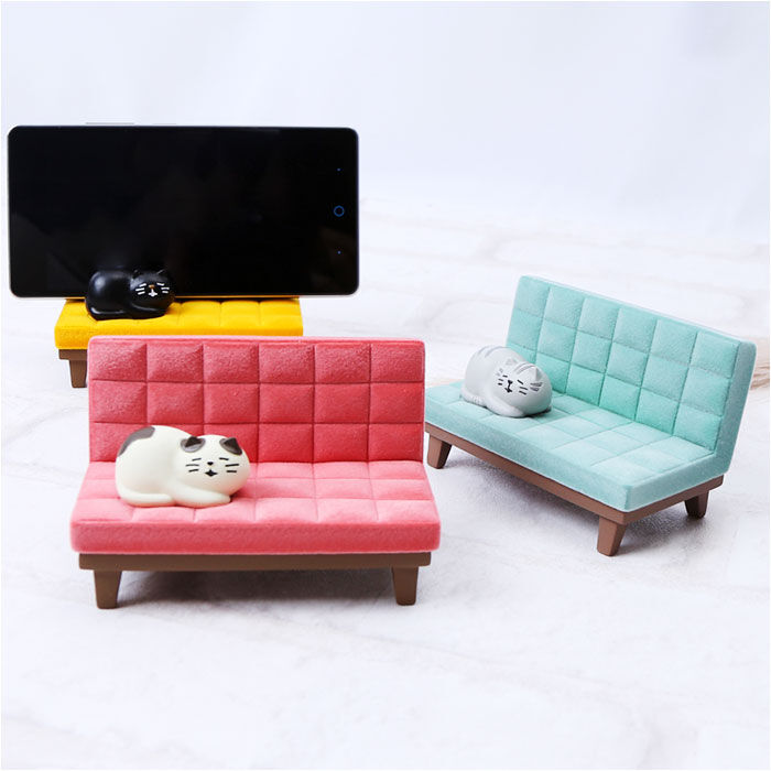 BACKYARD FAMILY「スマホスタンド 猫 通販 うたたねスマホスタンド スマホ置き スマホホルダー 卓上 おしゃれ」|その他|