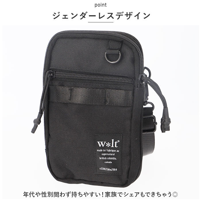 BACKYARD FAMILY「ウォルト ミニショルダーバッグ ナイロン 通販 ミニショルダーバック スマホショルダー メンズ」|ショルダー・メッセンジャー|