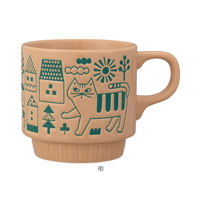 BACKYARD FAMILY「マグカップ オシャレ かわいい 通販 おさんぽマグ マグ まぐ コップ コーヒーカップ カップ」|食器・キッチングッズ|