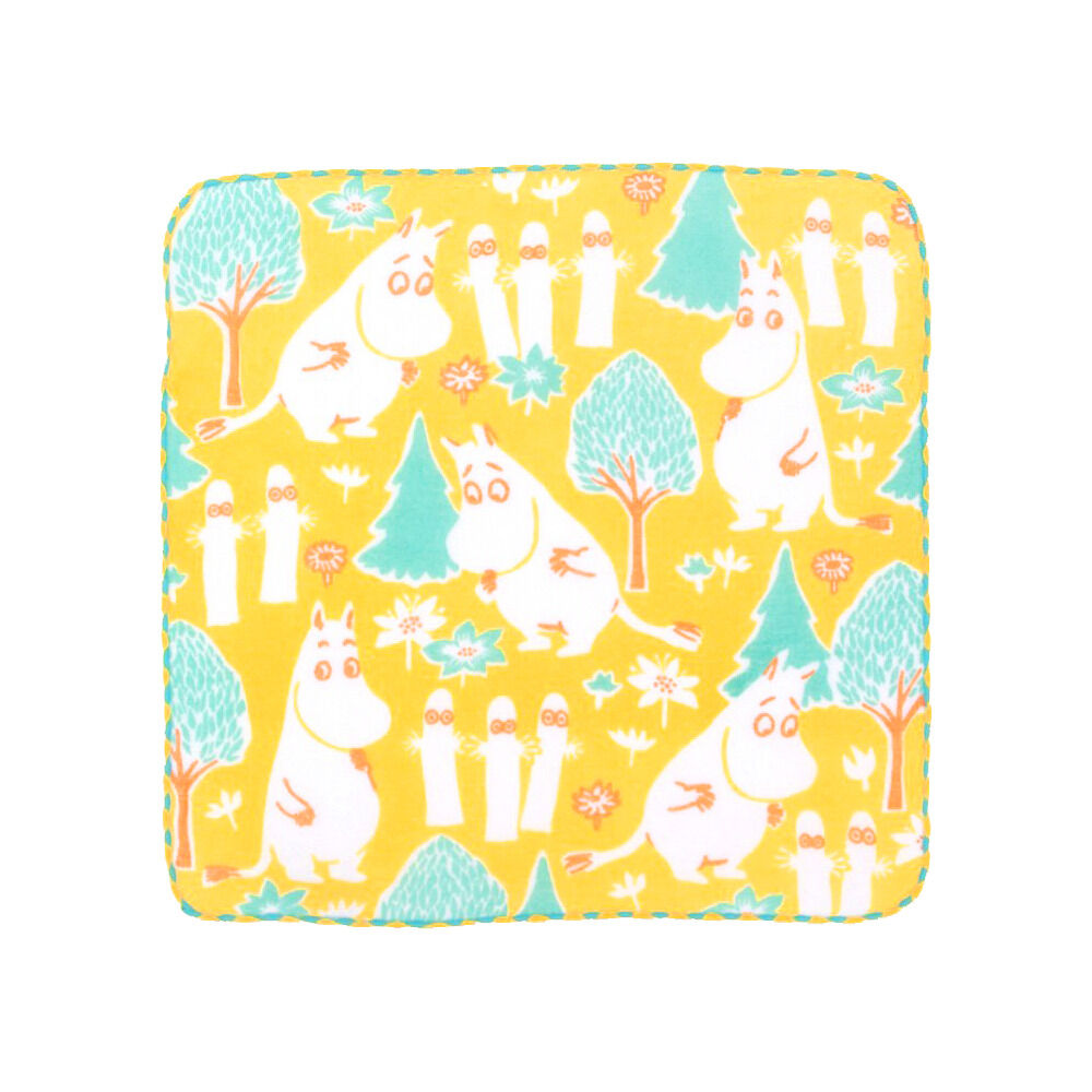 BACKYARD FAMILY「ムーミン グッズ ハンカチ 通販 ガーゼハンカチ moomin キャラクター ガーゼパイルハンカチ」|ハンカチ|イエロー2