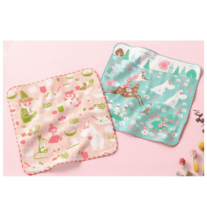 BACKYARD FAMILY「ムーミン グッズ ハンカチ 通販 ガーゼハンカチ moomin キャラクター ガーゼパイルハンカチ」|ハンカチ|