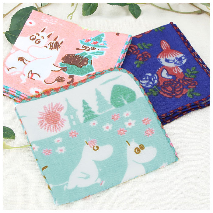BACKYARD FAMILY「ムーミン グッズ ハンカチ 通販 ガーゼハンカチ moomin キャラクター ガーゼパイルハンカチ」|ハンカチ|