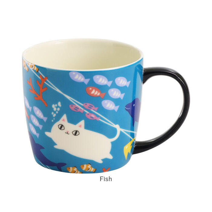 BACKYARD FAMILY「にゃん屋 猫3兄弟 マグカップ 通販 日本製 マグ カップ コップ 猫 3兄弟 キャラクター ねこ」|グラス・マグカップ|
