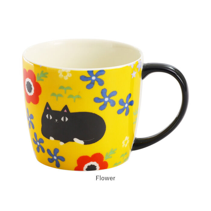 BACKYARD FAMILY「にゃん屋 猫3兄弟 マグカップ 通販 日本製 マグ カップ コップ 猫 3兄弟 キャラクター ねこ」|グラス・マグカップ|