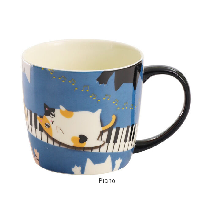 BACKYARD FAMILY「にゃん屋 猫3兄弟 マグカップ 通販 日本製 マグ カップ コップ 猫 3兄弟 キャラクター ねこ」|グラス・マグカップ|