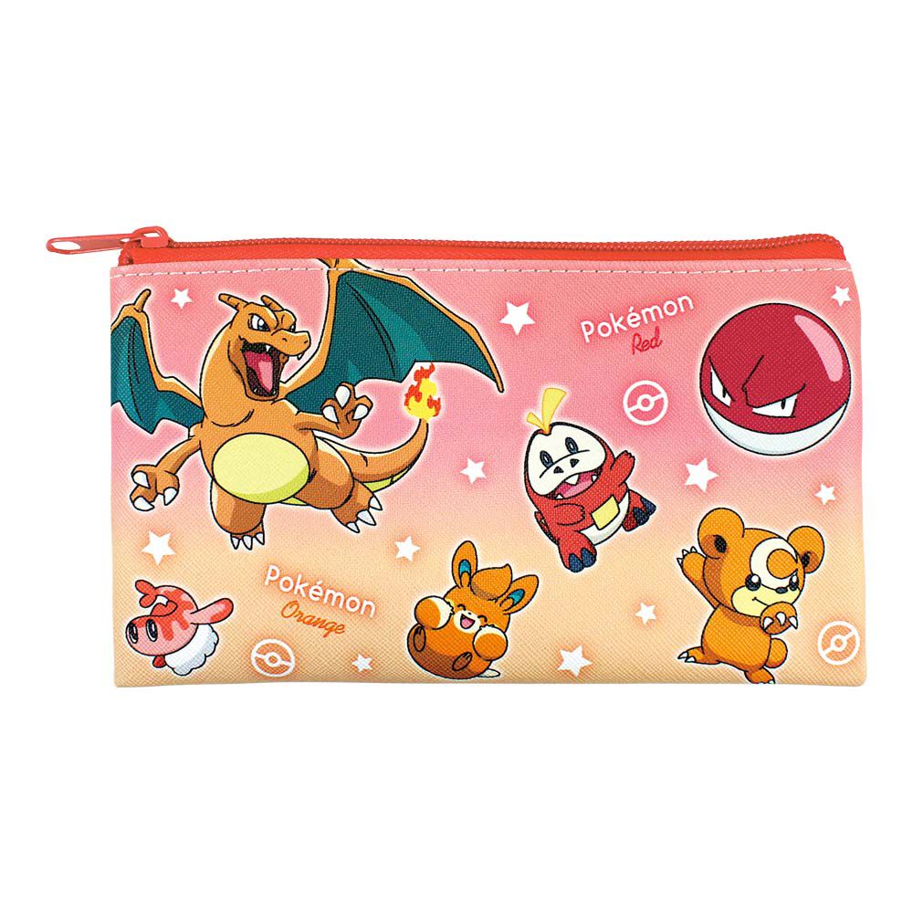 BACKYARD FAMILY「フラットポーチ 通販 ポーチ ペンケース 小物入れ 小物収納 コスメ収納 メイクポーチ 化粧ポーチ」|その他|レッド1