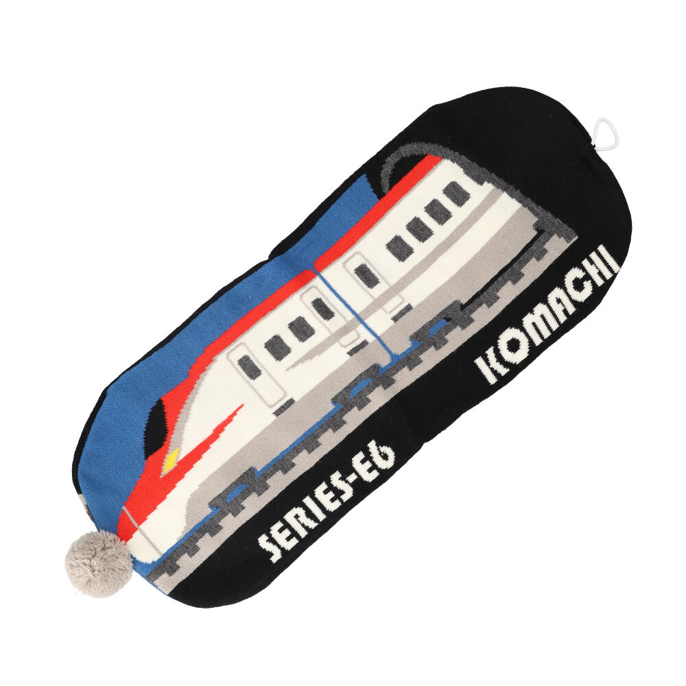 BACKYARD FAMILY「ニット帽 キッズ 通販 鉄マフぼう マフラー 2WAY 鉄道 電車 新幹線 男の子 ニットワッチ」|ニット帽|レッド5
