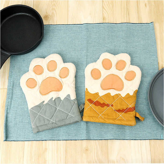 AND PACKABLE「AND PACKABLE アンドパッカブル 鍋つかみ ミトン 猫モチーフ 通販 キッチンミトン」|その他|