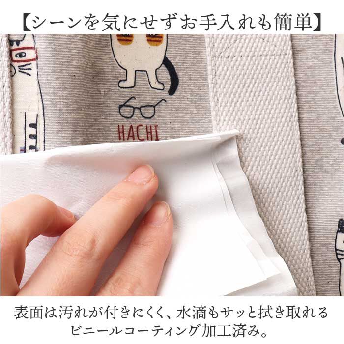 BACKYARD FAMILY「トートバッグ 仕切りあり 通販 仕切りトートバッグ 手提げバッグ Sサイズ ビニールコーティング」|トートバッグ|