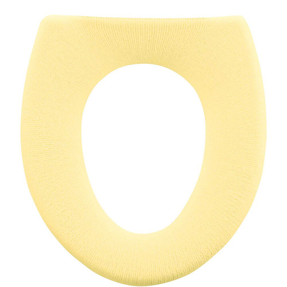 BACKYARD FAMILY「便座カバー o型 トイレカバー 通販 O型便座カバー トイレ便座カバー トイレ カバー 便座マット」|トイレタリー・ランドリーグッズ|イエロー1