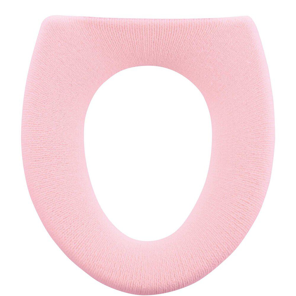 BACKYARD FAMILY「便座カバー o型 トイレカバー 通販 O型便座カバー トイレ便座カバー トイレ カバー 便座マット」|トイレタリー・ランドリーグッズ|ピンク1