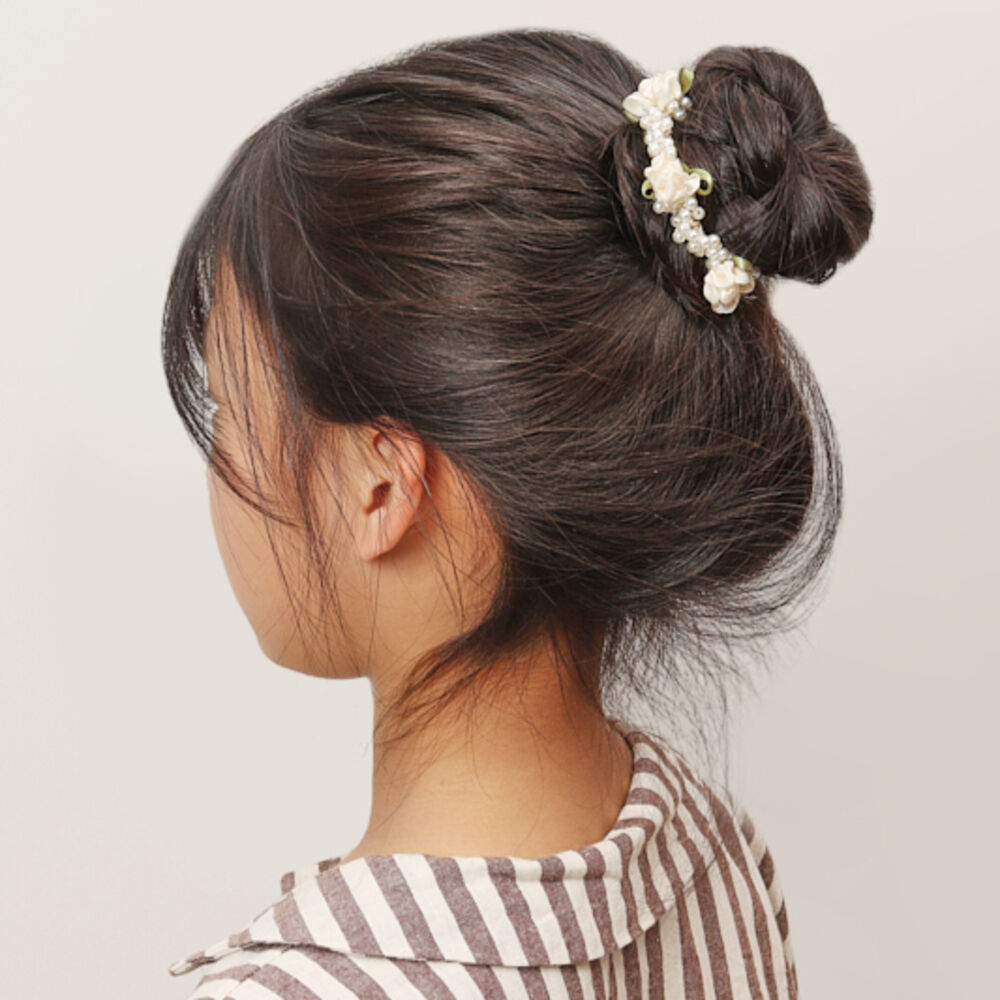 BACKYARD FAMILY「RORA ヘアゴム 通販 ローラ フィオナ 髪ゴム ヘアアクセサリー 髪飾り キッズ 子供 子ども」|ヘアゴム・シュシュ|イエロー1