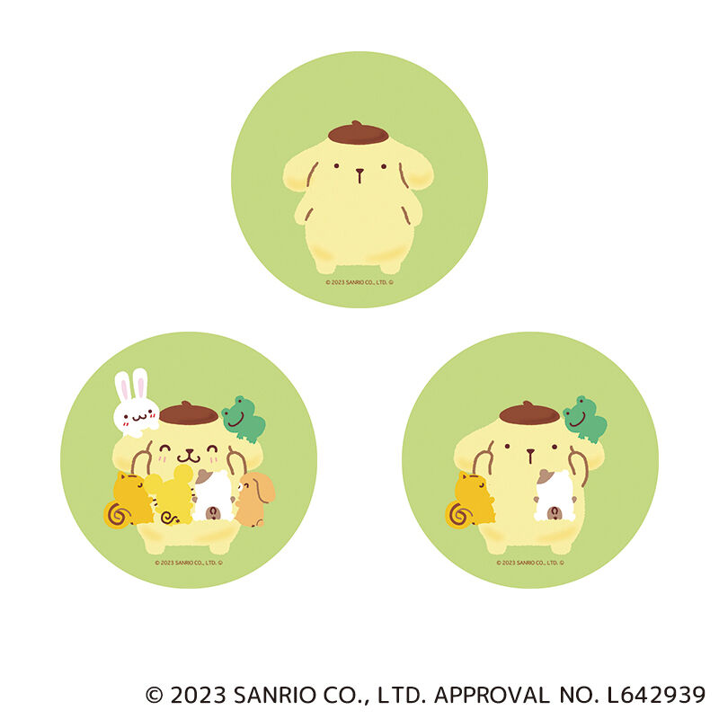 BACKYARD FAMILY「サンリオ ポムポムプリン グッズ 通販 POMPOMPURIN 缶バッジ まじかる百貨店缶バッジ」|フィギュア・ホビー|