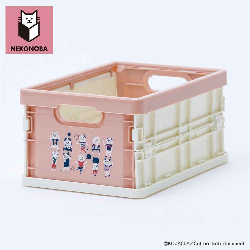 BACKYARD FAMILY「NEKONOBA グッズ 通販 ネコノバ 折りたたみコンテナ ミニ 折りたたみミニコンテナ」|その他|