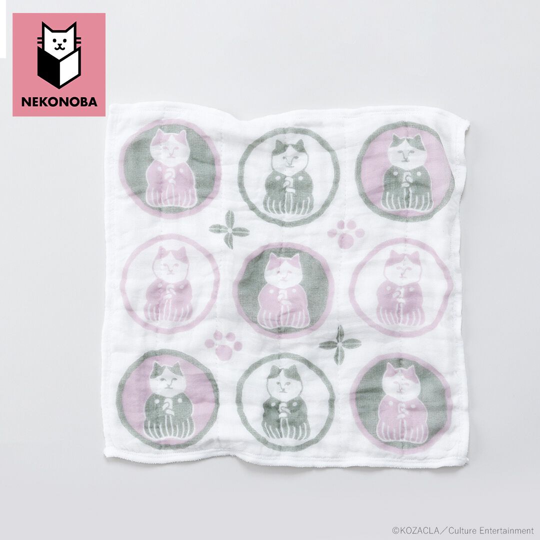 BACKYARD FAMILY「NEKONOBA グッズ 通販 日本製 かや生地 ふきん 布巾 蚊帳生地ふきん 蚊帳生地布巾」|その他|